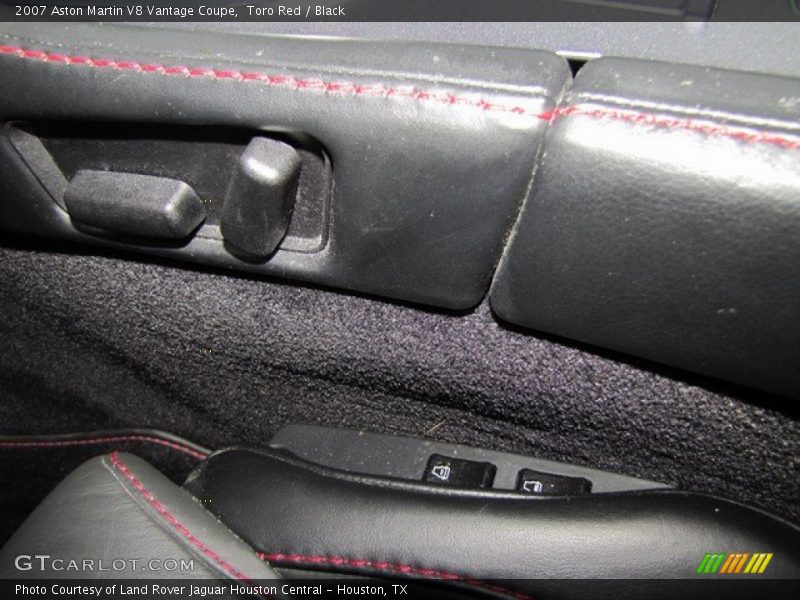 Controls of 2007 V8 Vantage Coupe