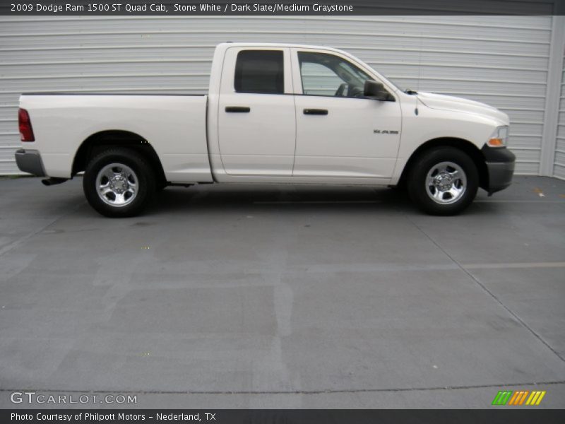 Stone White / Dark Slate/Medium Graystone 2009 Dodge Ram 1500 ST Quad Cab