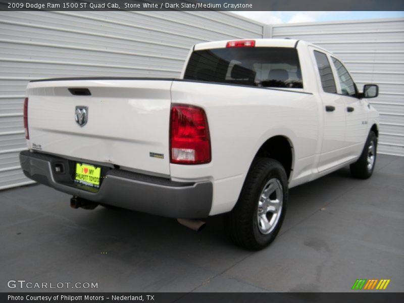 Stone White / Dark Slate/Medium Graystone 2009 Dodge Ram 1500 ST Quad Cab