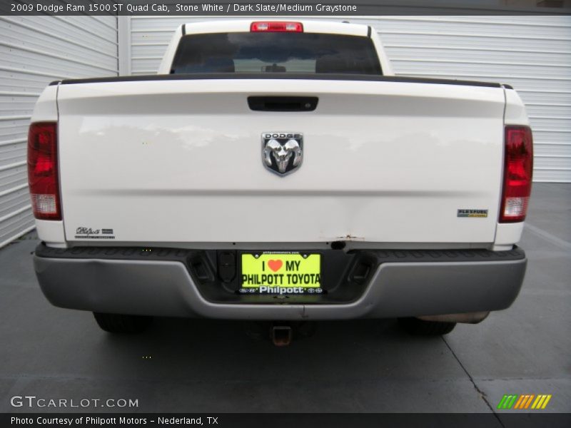 Stone White / Dark Slate/Medium Graystone 2009 Dodge Ram 1500 ST Quad Cab