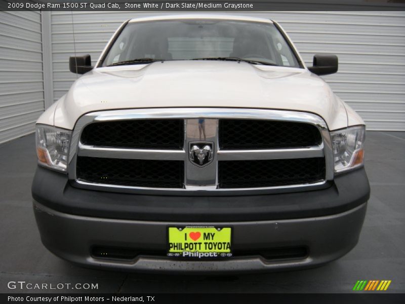 Stone White / Dark Slate/Medium Graystone 2009 Dodge Ram 1500 ST Quad Cab