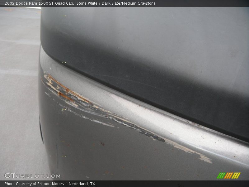 Stone White / Dark Slate/Medium Graystone 2009 Dodge Ram 1500 ST Quad Cab