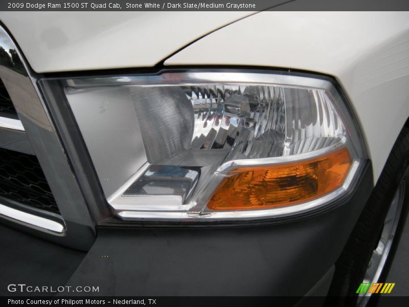 Stone White / Dark Slate/Medium Graystone 2009 Dodge Ram 1500 ST Quad Cab