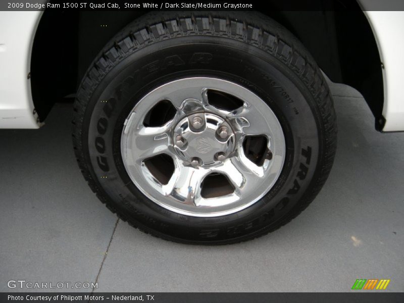 Stone White / Dark Slate/Medium Graystone 2009 Dodge Ram 1500 ST Quad Cab