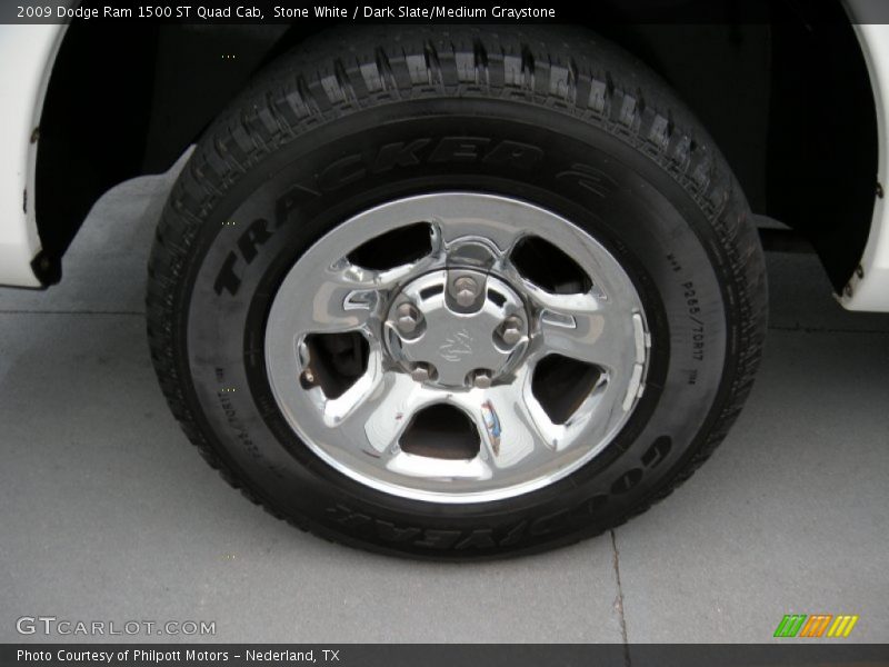 Stone White / Dark Slate/Medium Graystone 2009 Dodge Ram 1500 ST Quad Cab