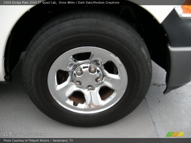Stone White / Dark Slate/Medium Graystone 2009 Dodge Ram 1500 ST Quad Cab