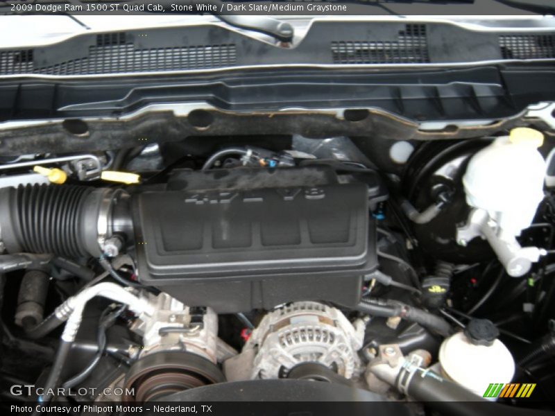 Stone White / Dark Slate/Medium Graystone 2009 Dodge Ram 1500 ST Quad Cab