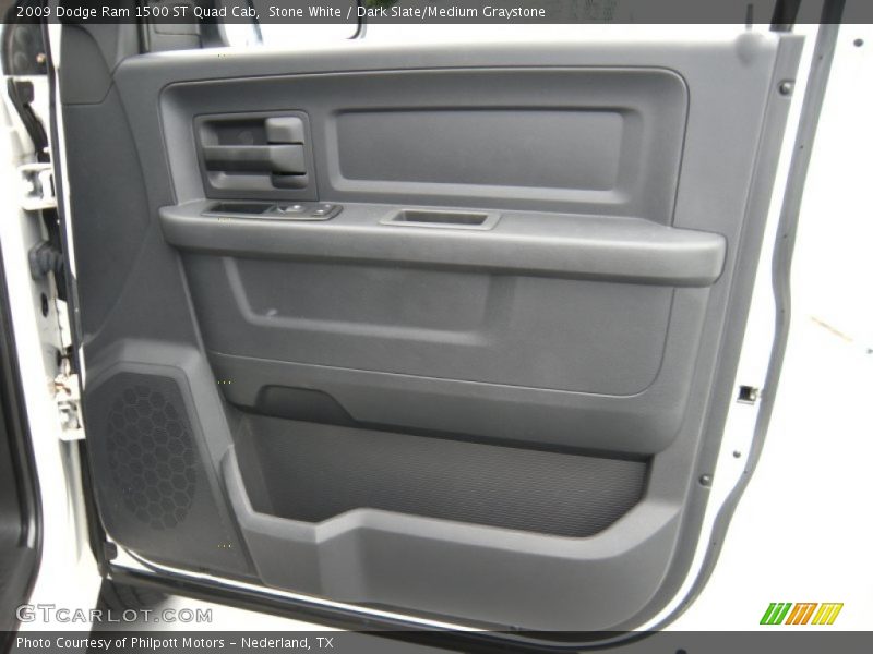 Stone White / Dark Slate/Medium Graystone 2009 Dodge Ram 1500 ST Quad Cab