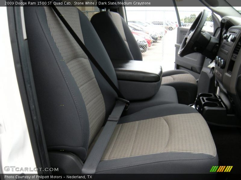 Stone White / Dark Slate/Medium Graystone 2009 Dodge Ram 1500 ST Quad Cab