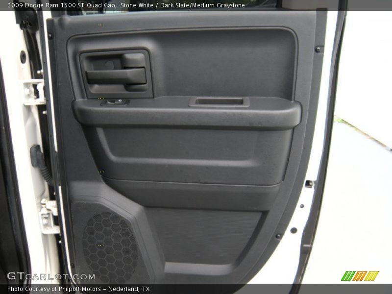Stone White / Dark Slate/Medium Graystone 2009 Dodge Ram 1500 ST Quad Cab