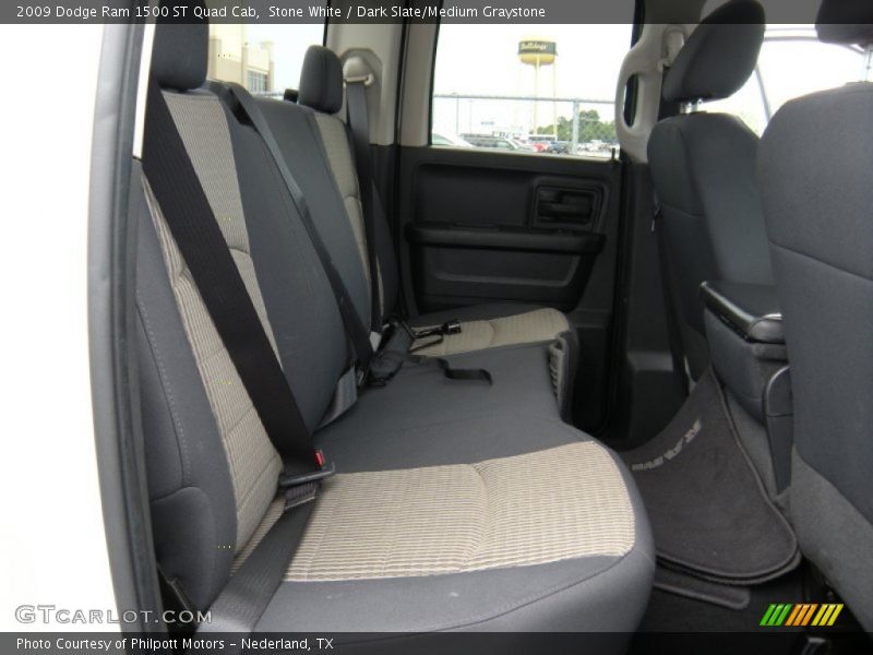 Stone White / Dark Slate/Medium Graystone 2009 Dodge Ram 1500 ST Quad Cab