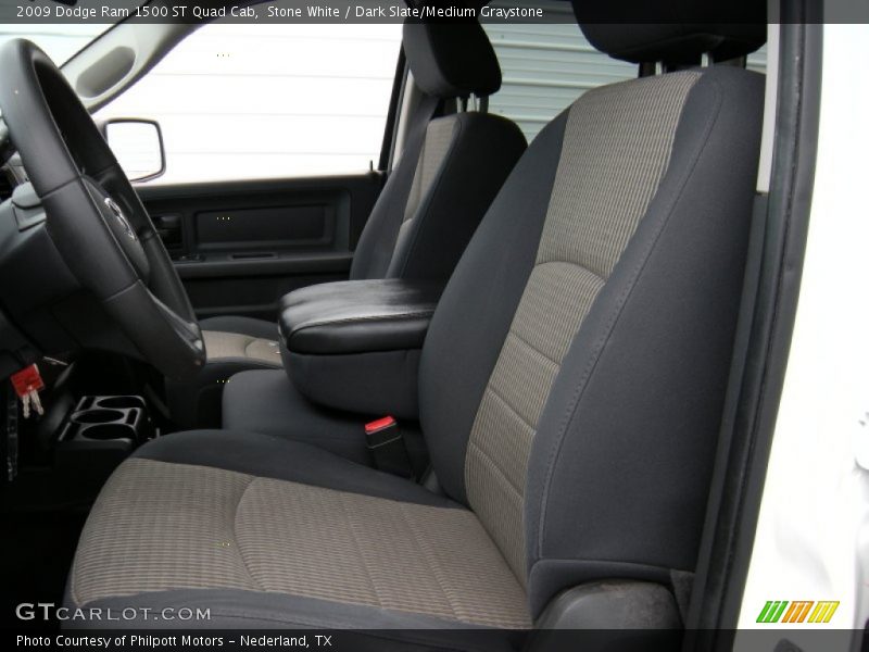 Stone White / Dark Slate/Medium Graystone 2009 Dodge Ram 1500 ST Quad Cab