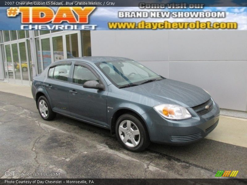 Blue Granite Metallic / Gray 2007 Chevrolet Cobalt LS Sedan