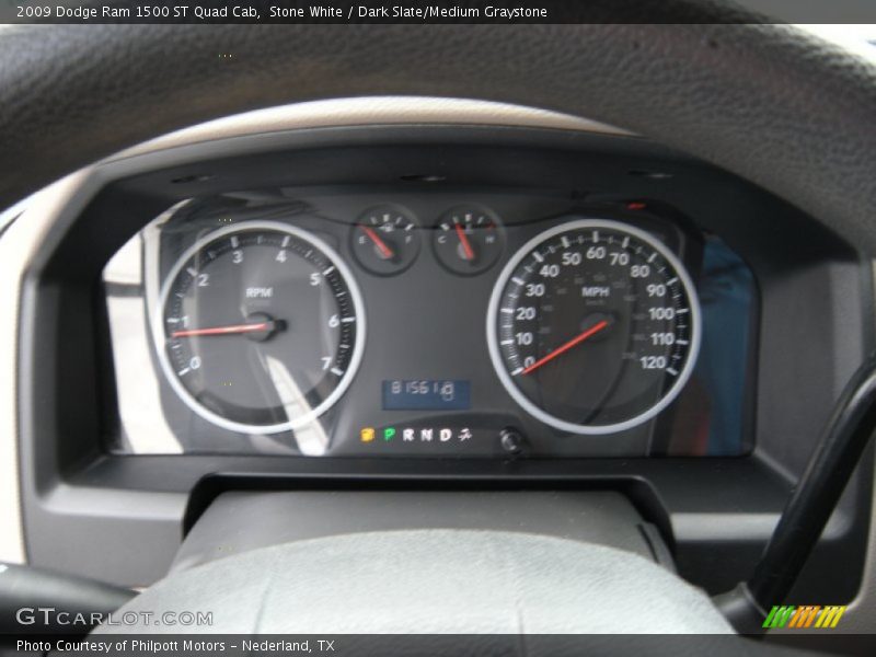 Stone White / Dark Slate/Medium Graystone 2009 Dodge Ram 1500 ST Quad Cab