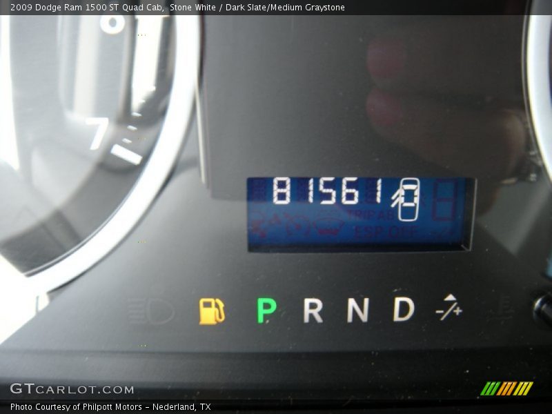 Stone White / Dark Slate/Medium Graystone 2009 Dodge Ram 1500 ST Quad Cab