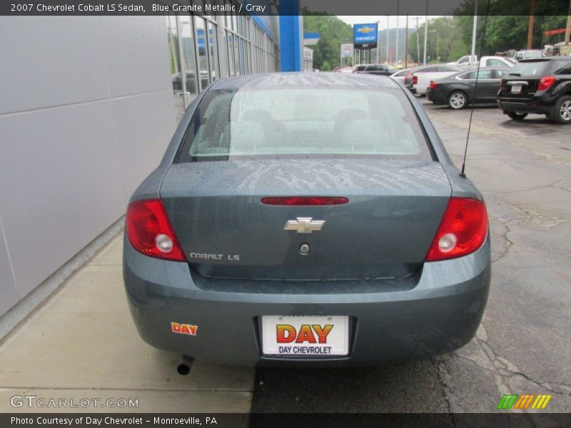 Blue Granite Metallic / Gray 2007 Chevrolet Cobalt LS Sedan