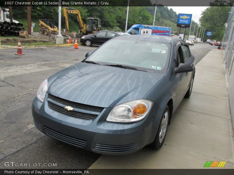 Blue Granite Metallic / Gray 2007 Chevrolet Cobalt LS Sedan