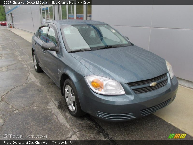 Blue Granite Metallic / Gray 2007 Chevrolet Cobalt LS Sedan