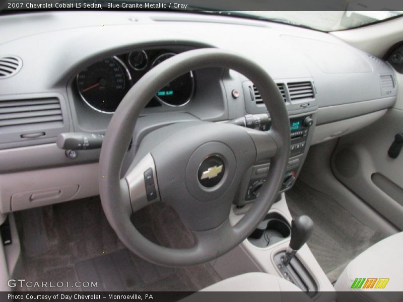 Blue Granite Metallic / Gray 2007 Chevrolet Cobalt LS Sedan