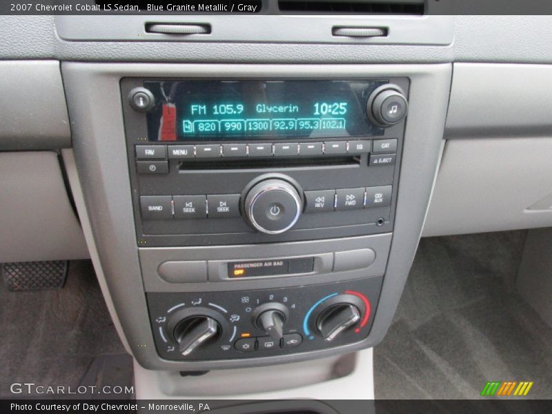Blue Granite Metallic / Gray 2007 Chevrolet Cobalt LS Sedan
