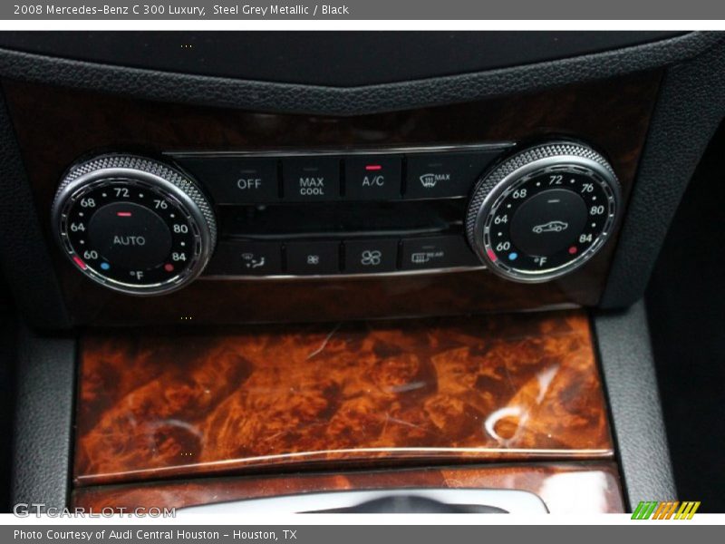 Steel Grey Metallic / Black 2008 Mercedes-Benz C 300 Luxury