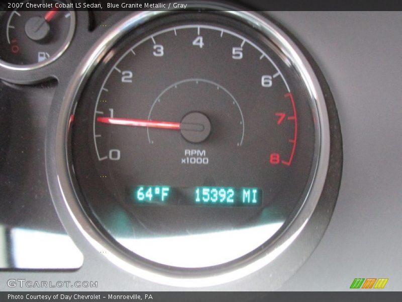 Blue Granite Metallic / Gray 2007 Chevrolet Cobalt LS Sedan