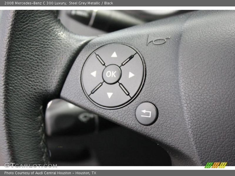 Steel Grey Metallic / Black 2008 Mercedes-Benz C 300 Luxury