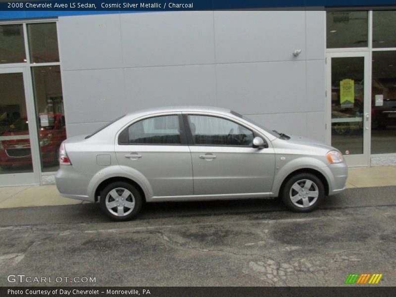 Cosmic Silver Metallic / Charcoal 2008 Chevrolet Aveo LS Sedan