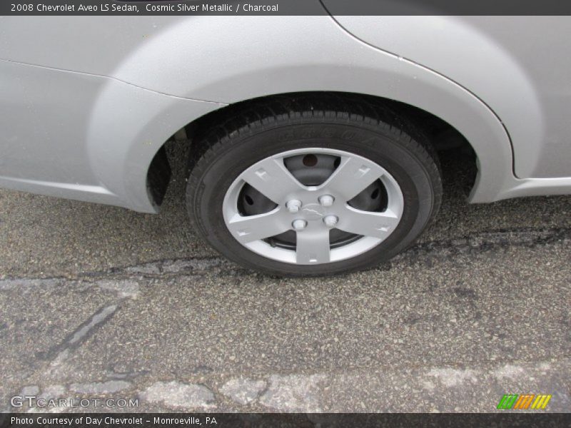 Cosmic Silver Metallic / Charcoal 2008 Chevrolet Aveo LS Sedan