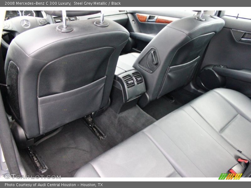 Steel Grey Metallic / Black 2008 Mercedes-Benz C 300 Luxury