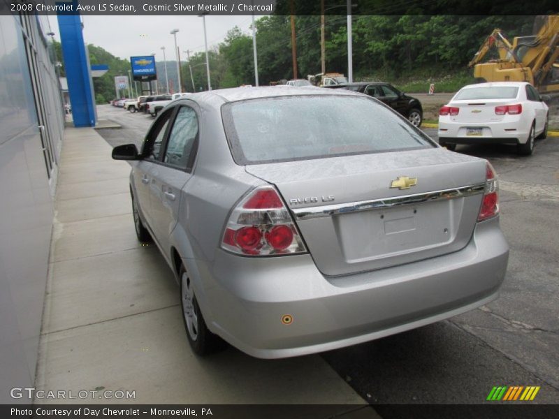 Cosmic Silver Metallic / Charcoal 2008 Chevrolet Aveo LS Sedan