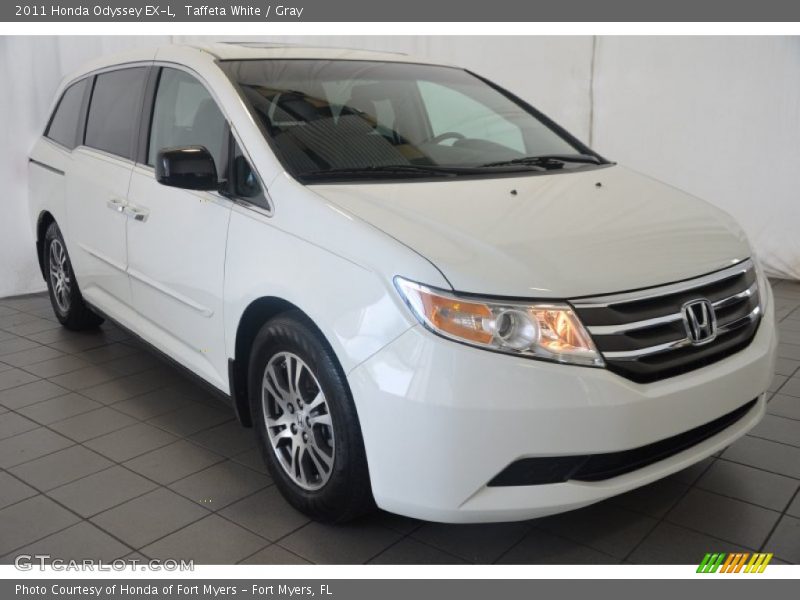 Taffeta White / Gray 2011 Honda Odyssey EX-L