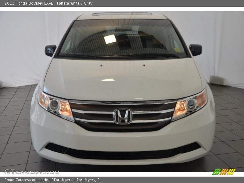Taffeta White / Gray 2011 Honda Odyssey EX-L