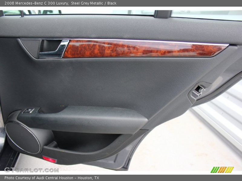 Steel Grey Metallic / Black 2008 Mercedes-Benz C 300 Luxury