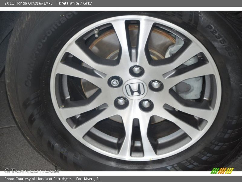 Taffeta White / Gray 2011 Honda Odyssey EX-L