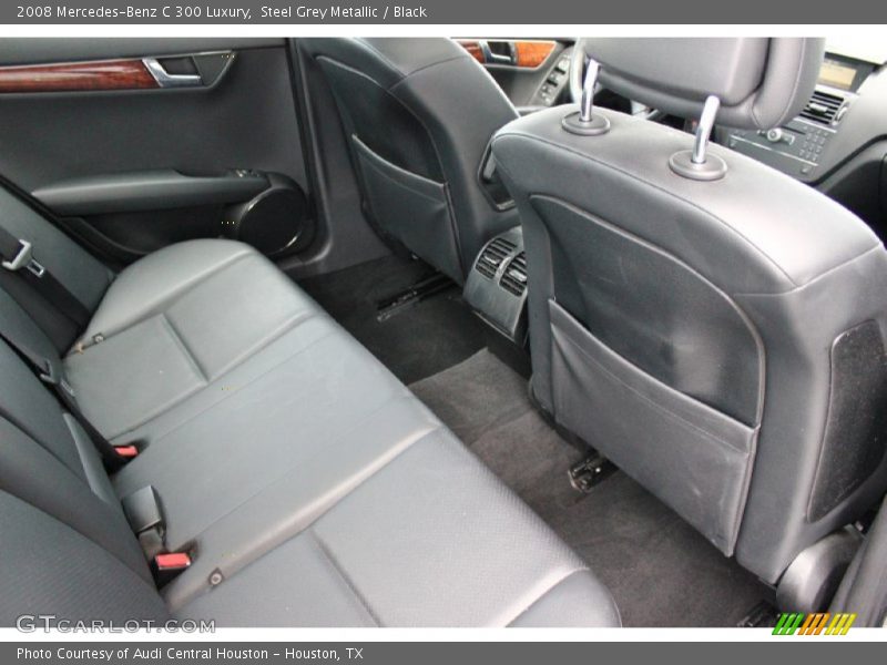 Steel Grey Metallic / Black 2008 Mercedes-Benz C 300 Luxury