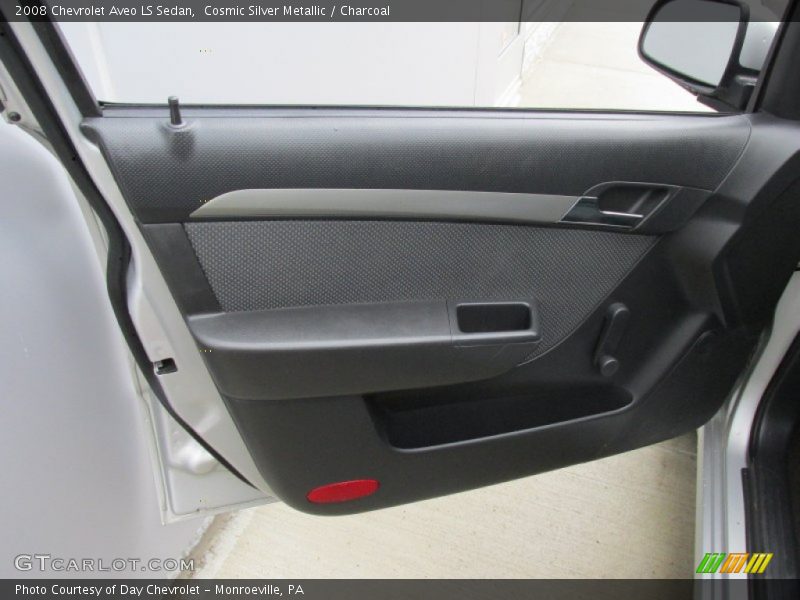 Cosmic Silver Metallic / Charcoal 2008 Chevrolet Aveo LS Sedan