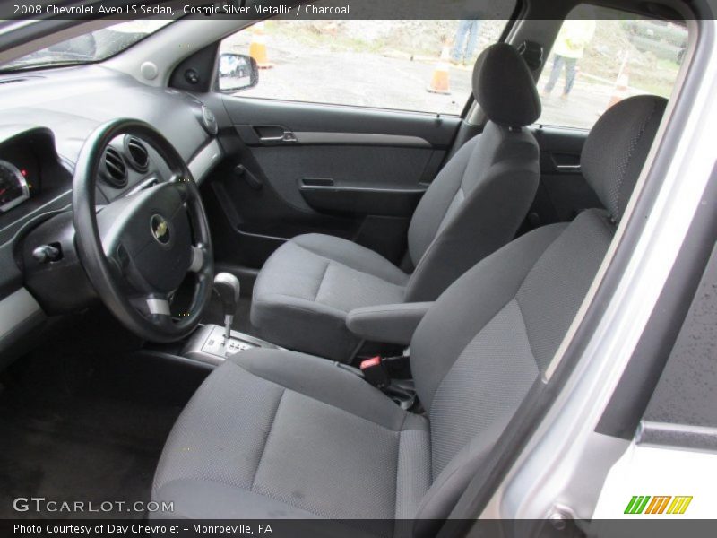 Cosmic Silver Metallic / Charcoal 2008 Chevrolet Aveo LS Sedan