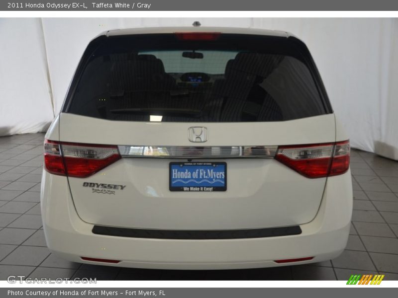 Taffeta White / Gray 2011 Honda Odyssey EX-L