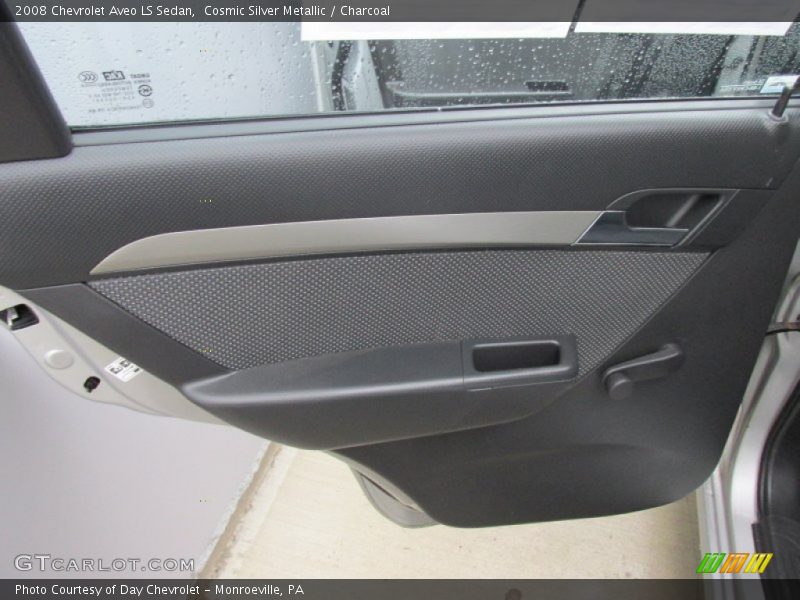 Cosmic Silver Metallic / Charcoal 2008 Chevrolet Aveo LS Sedan