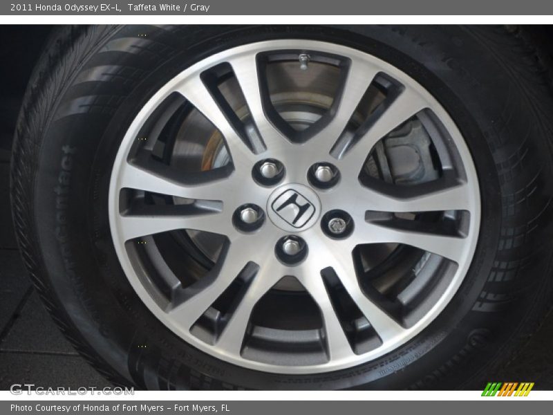 Taffeta White / Gray 2011 Honda Odyssey EX-L