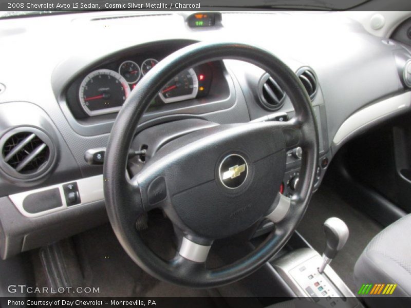 Cosmic Silver Metallic / Charcoal 2008 Chevrolet Aveo LS Sedan