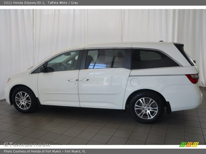 Taffeta White / Gray 2011 Honda Odyssey EX-L