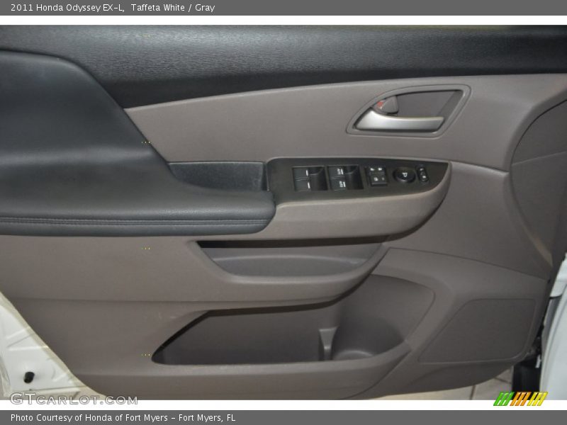 Taffeta White / Gray 2011 Honda Odyssey EX-L