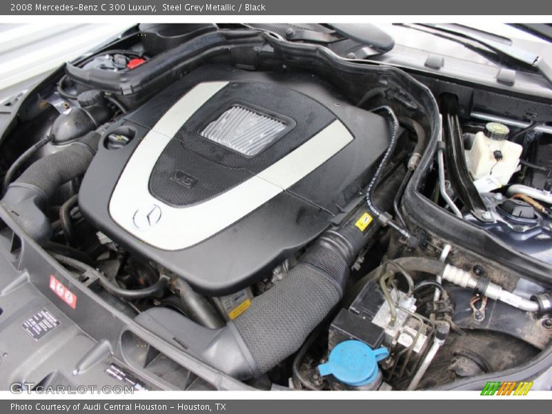 Steel Grey Metallic / Black 2008 Mercedes-Benz C 300 Luxury