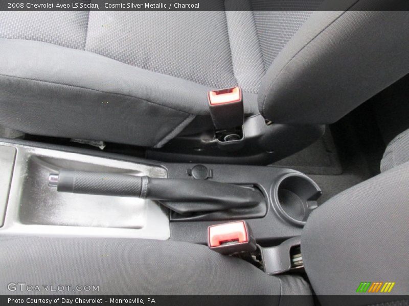 Cosmic Silver Metallic / Charcoal 2008 Chevrolet Aveo LS Sedan