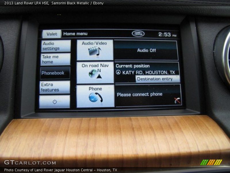 Santorini Black Metallic / Ebony 2013 Land Rover LR4 HSE