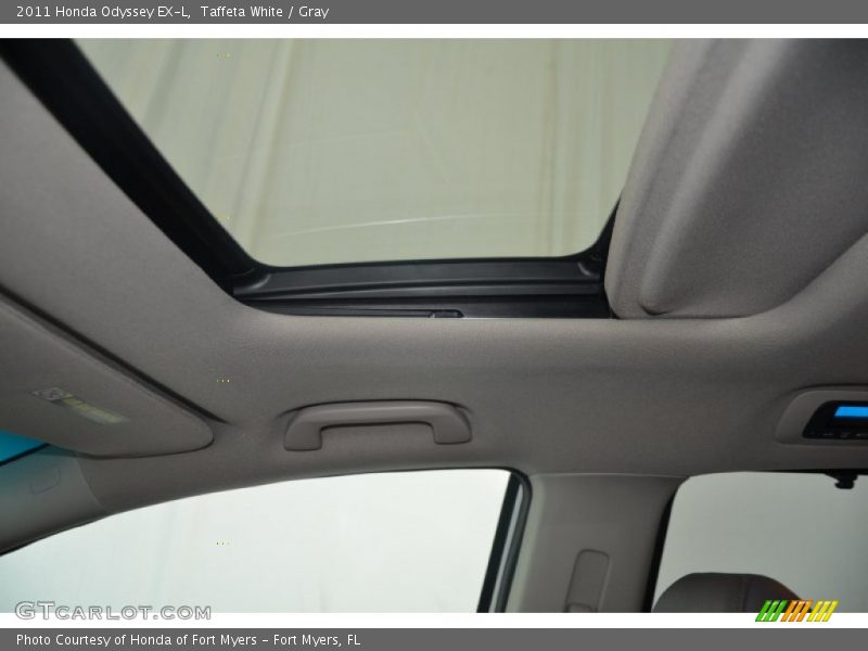 Taffeta White / Gray 2011 Honda Odyssey EX-L