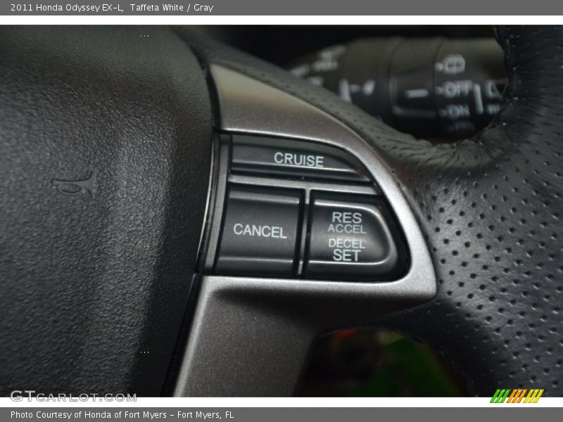 Taffeta White / Gray 2011 Honda Odyssey EX-L