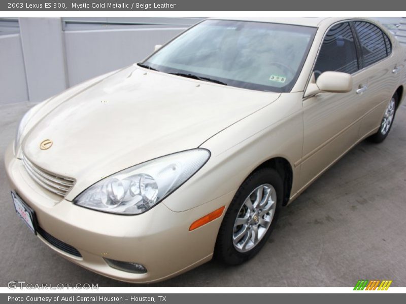 Mystic Gold Metallic / Beige Leather 2003 Lexus ES 300
